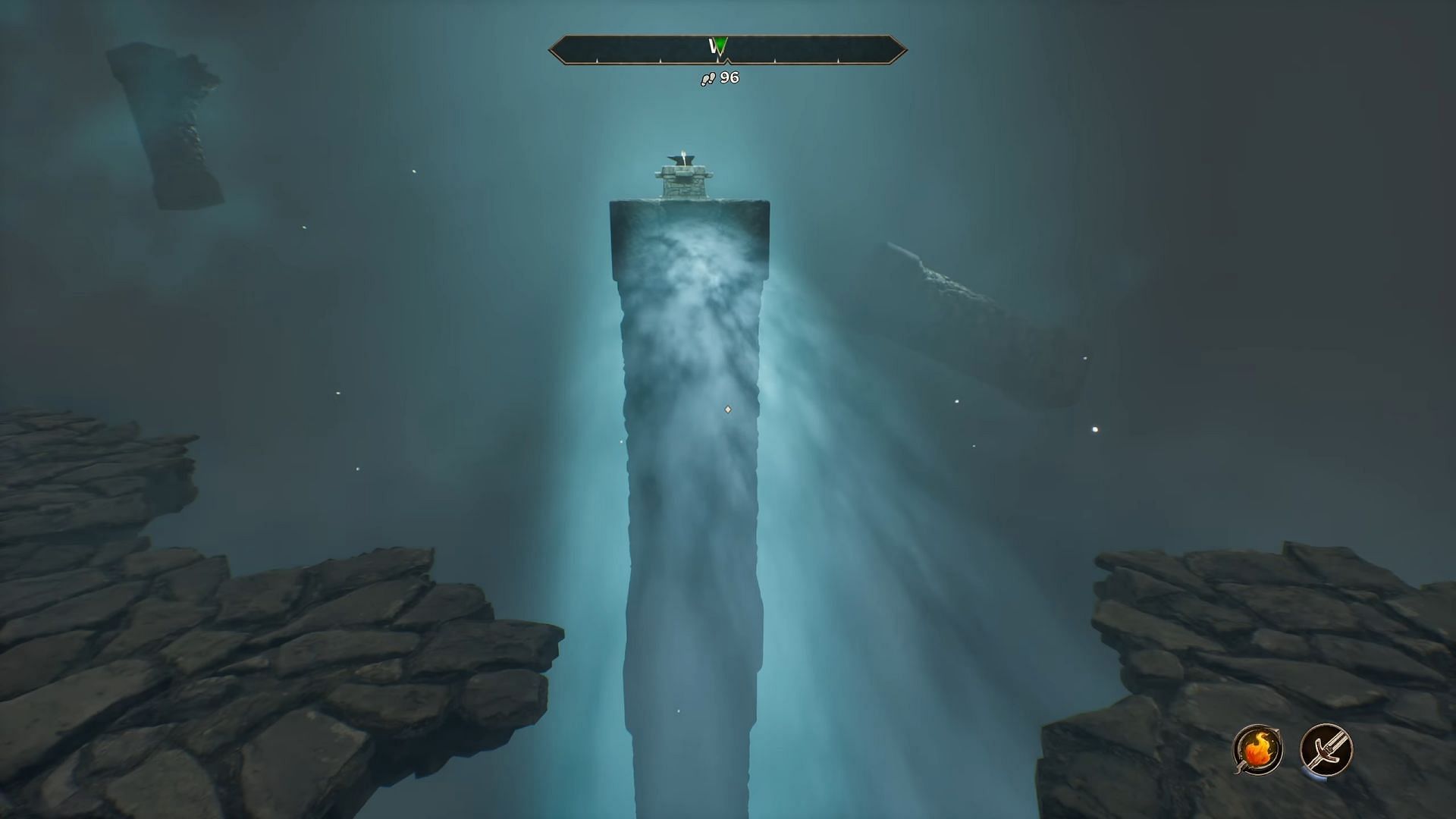 Way towards the 'Mace of the Crusader' (Image via Bethesda Softworks || YouTube/@Gamerack)